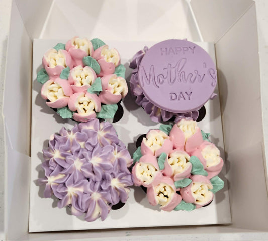 Mother's Day Cupcake 4 Box